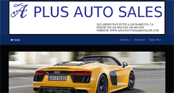 Desktop Screenshot of aplusautosalesonline.com