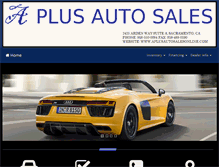 Tablet Screenshot of aplusautosalesonline.com